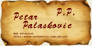 Petar Palasković vizit kartica